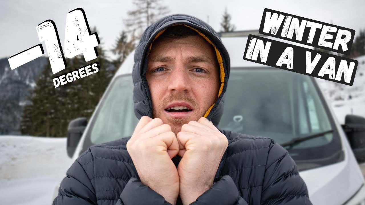 - 14 DEGREES Winter Van Life in Austria | My Best Park Up EVER