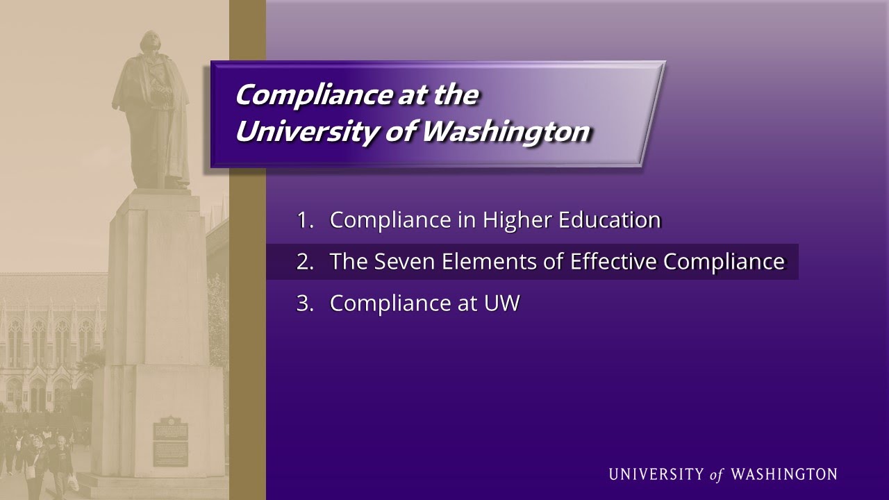 The Seven Elements of Effective Compliance Burst 2