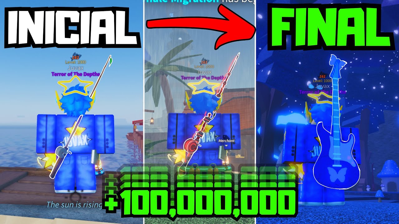 GUÍA de CAÑAS PARA AVANZAR en FISCH! GUÍA DE PROGRESIÓN de CAÑAS / RODS | Roblox