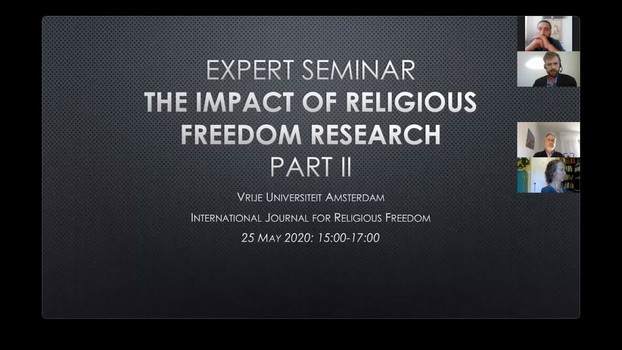 Expert Seminar: The Impact of Religious Freedom Research (Part 2/2)