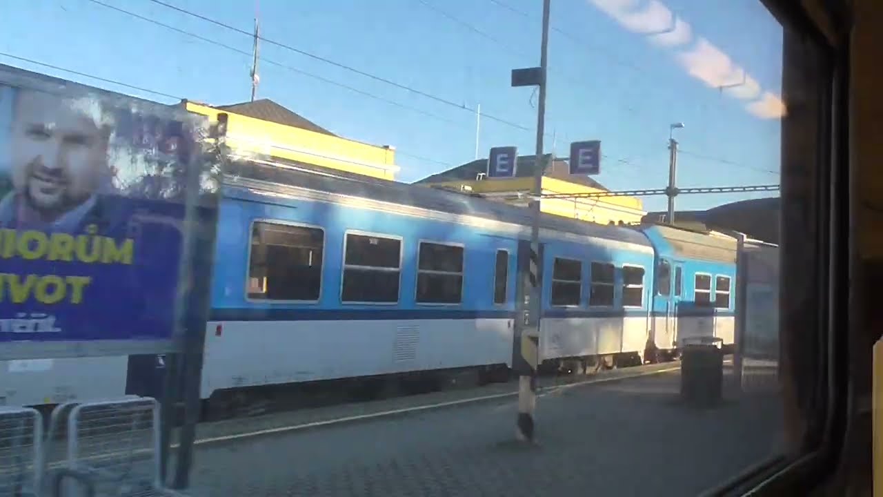Jazda pantografom 460 do st. Kouty nad Desnou. ČD 460.069 v úseku Zábřeh na Moravě - Šumperk