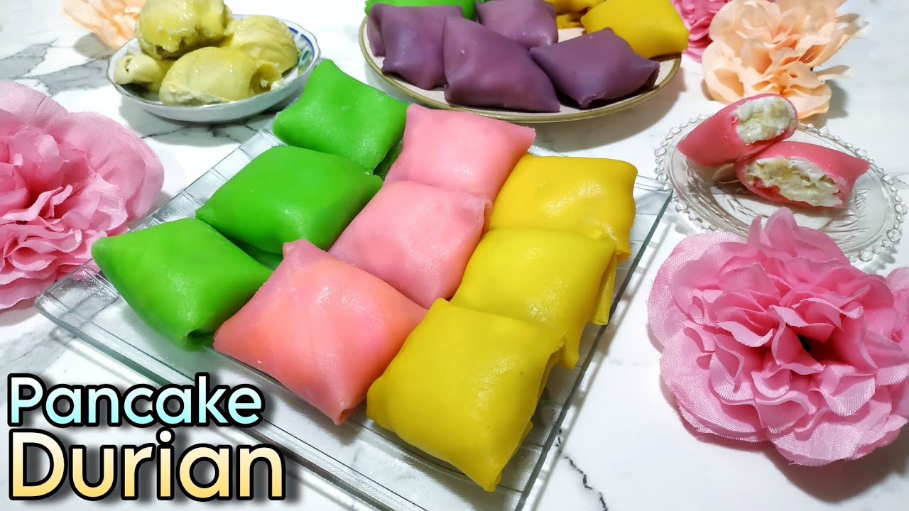 Pancake Durian •• Gampang Banget Bikinnya|| Bikin Sendiri Bahan Sedikit Hasilnya Banyak