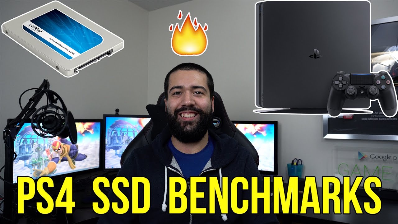 PS4 SLIM SSD BENCHMARKS!!