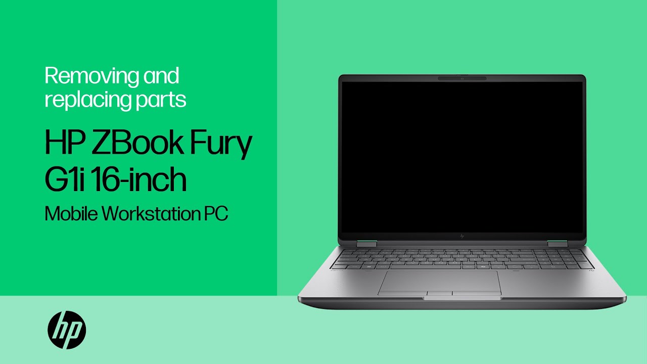 Removing & replacing parts | HP ZBook Fury G1i 16-inch Mobile Workstation PC | HP Computer Service