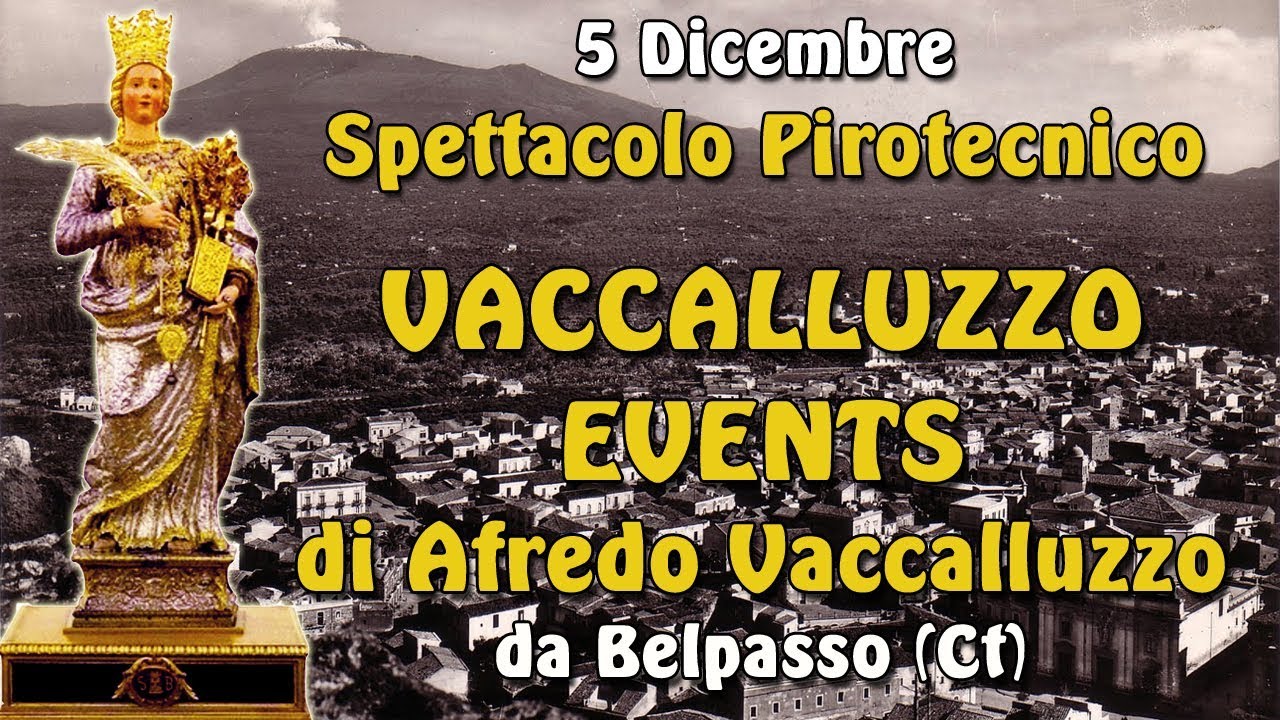 PATERNO' (Ct) - SANTA BARBARA V. e M. 2018 - VACCALLUZZO Events (Notturno)