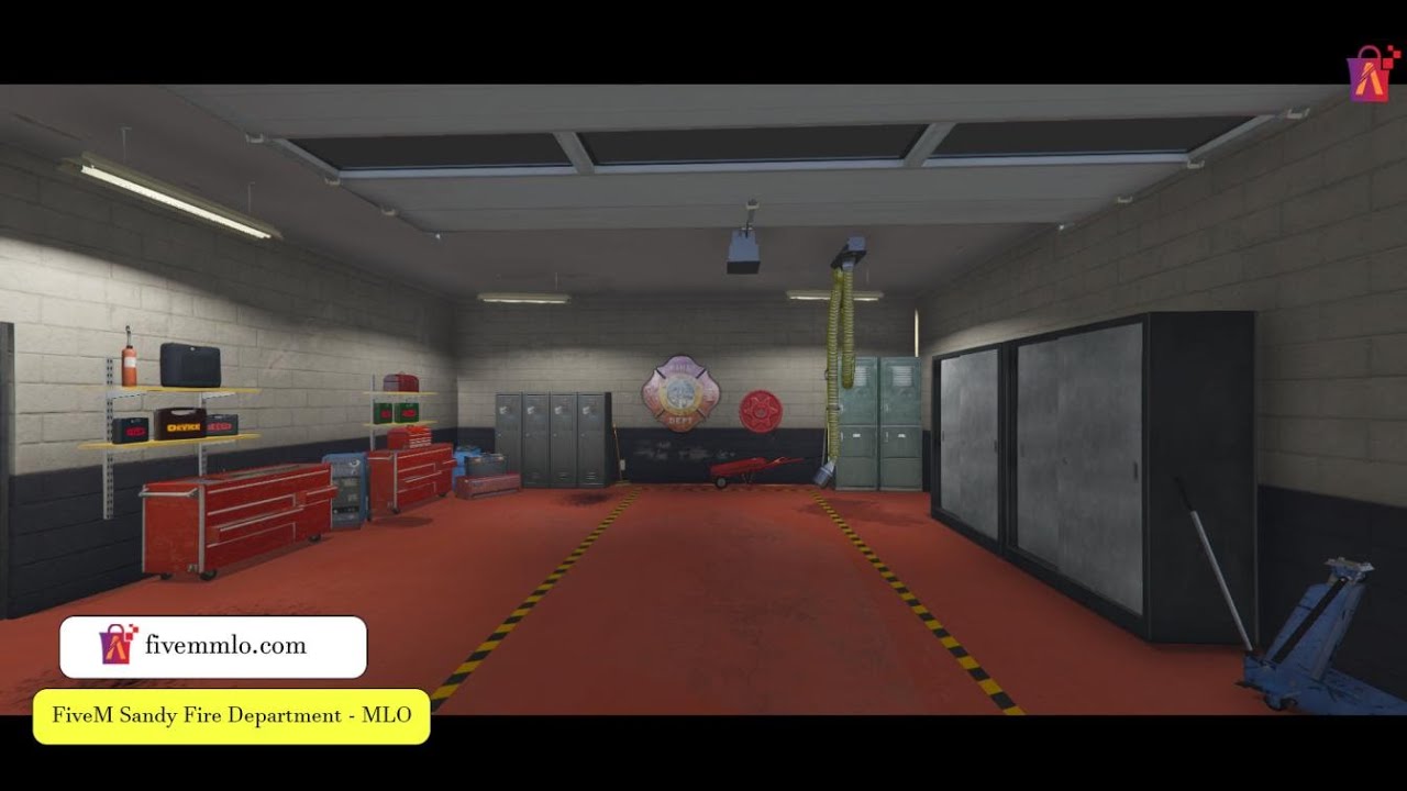 FiveM Sandy Fire Department | FiveM Fire Department MLO #fivem #firestation