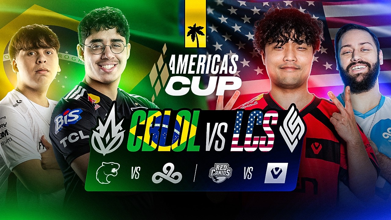 O CBLOL É MELHOR QUE A LCS? - FUR x C9 e RED x SEN - Americas Cup