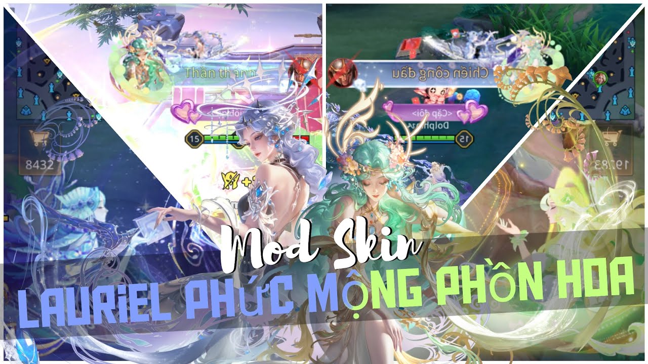 Mod Skin Lauriel Phức Mộng Phồn Hoa Có Nút Bấm Thông Báo Hạ 2 Art 2 Dạng |ShinModAOV|