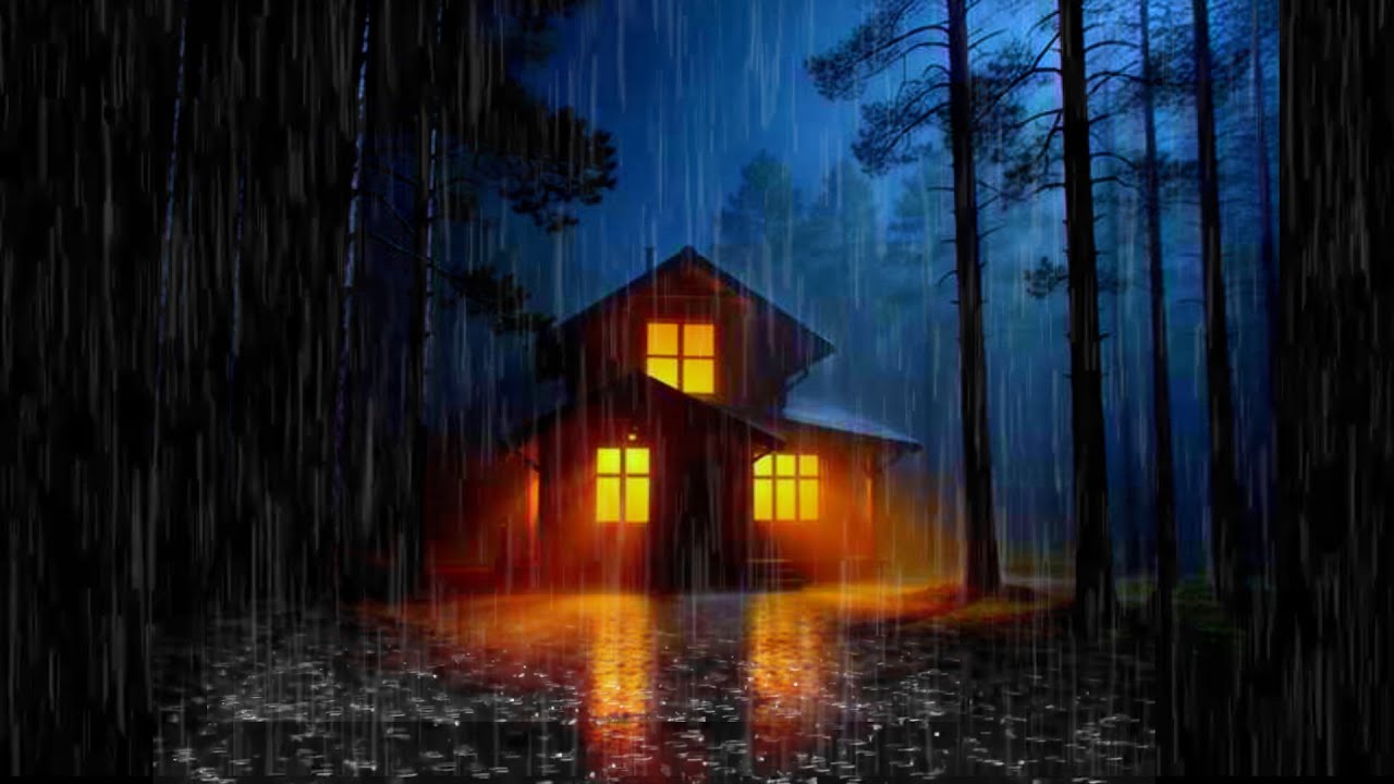 🌧️ Cozy Cabin in the Woods Rain Sounds for Deep Sleep