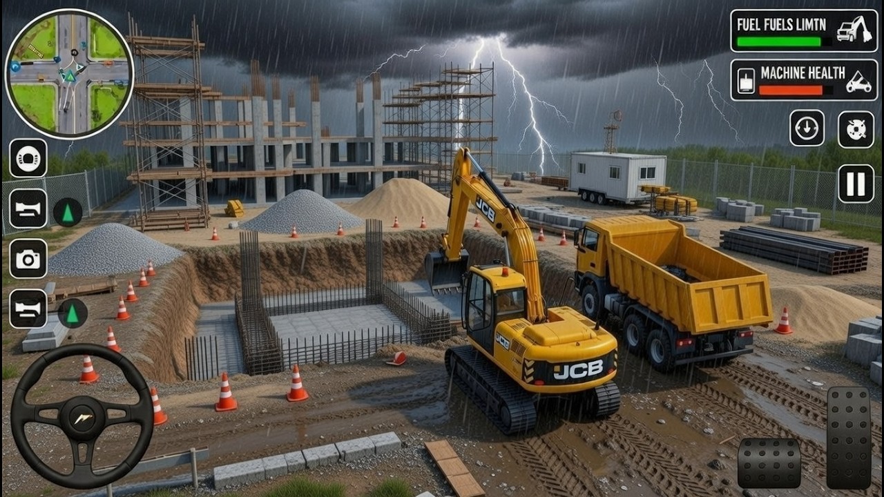New JCB Excavator Simulator - Digging And Trenching - Android Gameplay #livestreaming #gaming