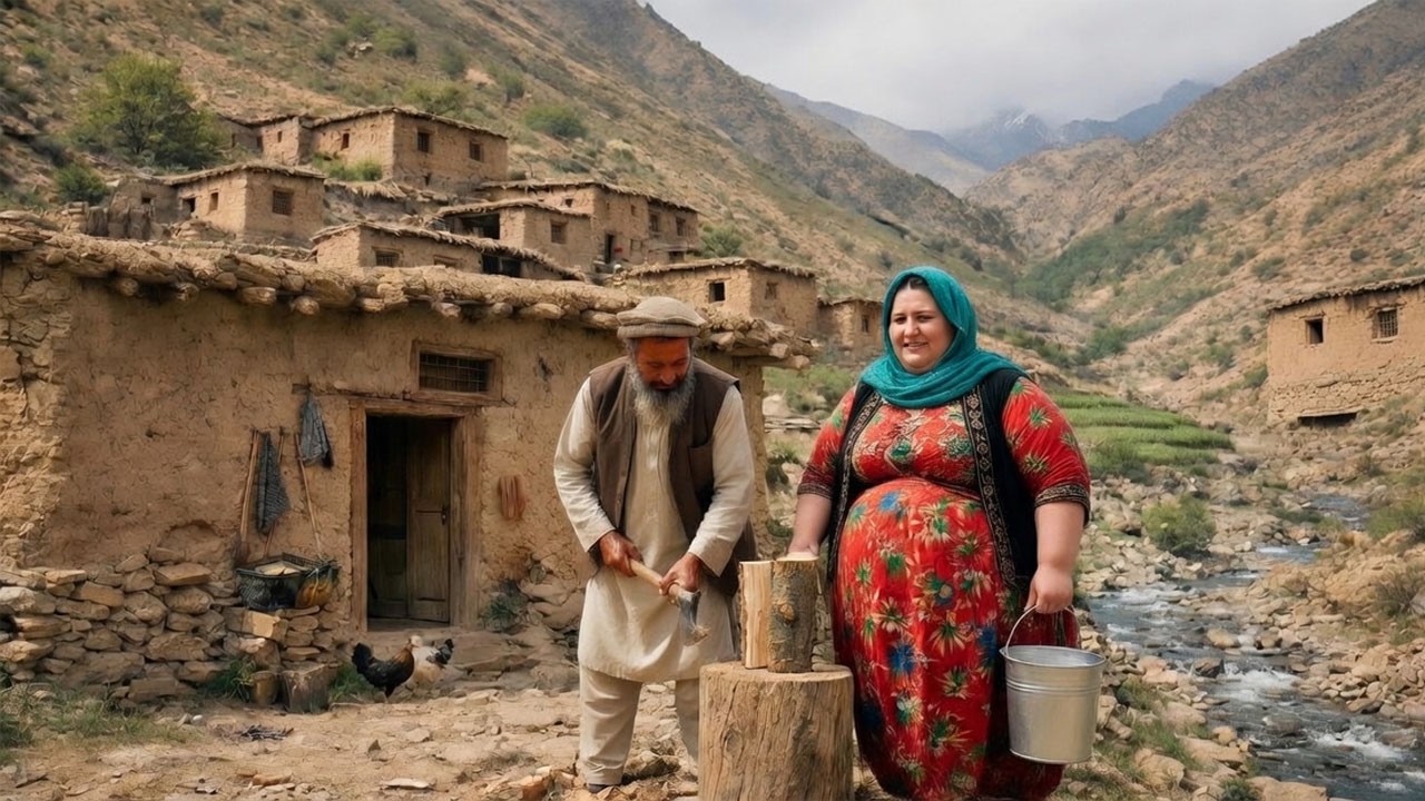 Living in Afghanistan's Mountain Village  Traditional Cooking & Mountain Life