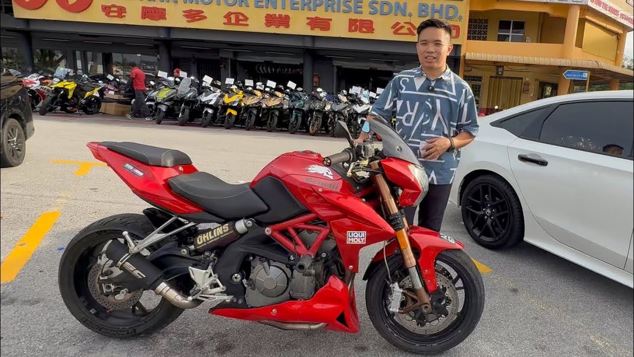 Muka 100 ! 2014 Benelli TNT600 TNT 609 4Cylinder Sc Project Exhaust For Sales ! G.C.Ann Motor !