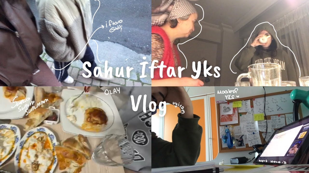 SAHUR , İFTAR VE KAHROLASI YKS VLOG