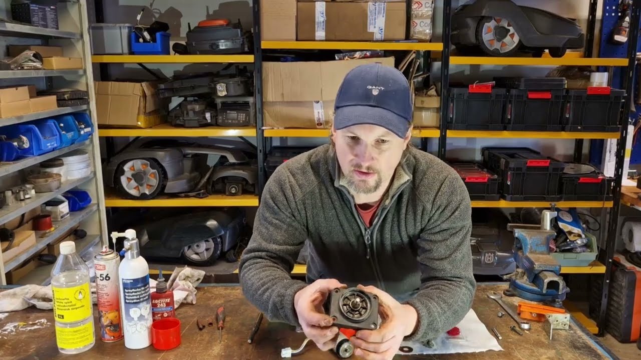 Wheel motor repair Husqvarna Automower 305 310 315 405X 415X and Gardena Sileno City and Life 2020up