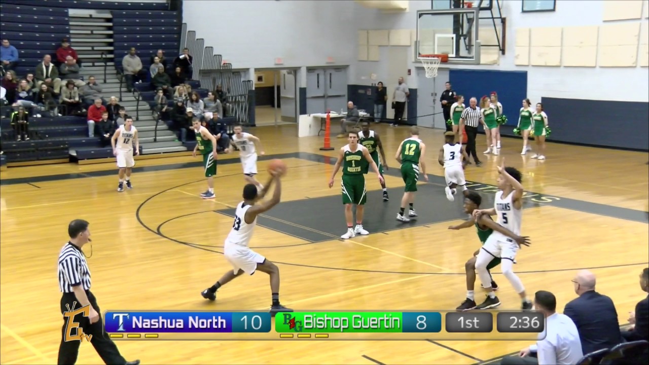 Bishop Guertin at Nashua North BOYS Basketball  2/21/17