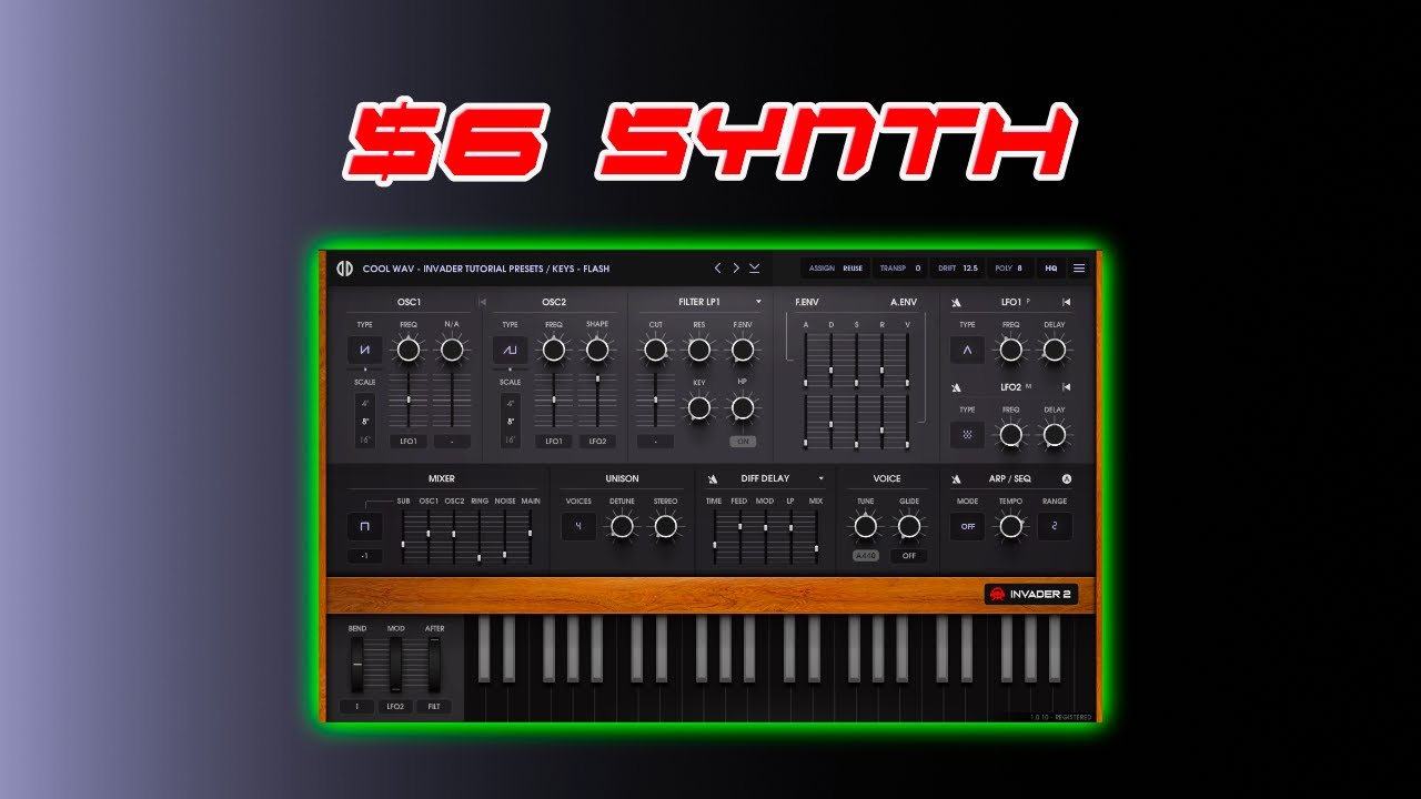 E-Phonic Invader 2 is the most Under-Rated Synth Plugin | Full Tutorial