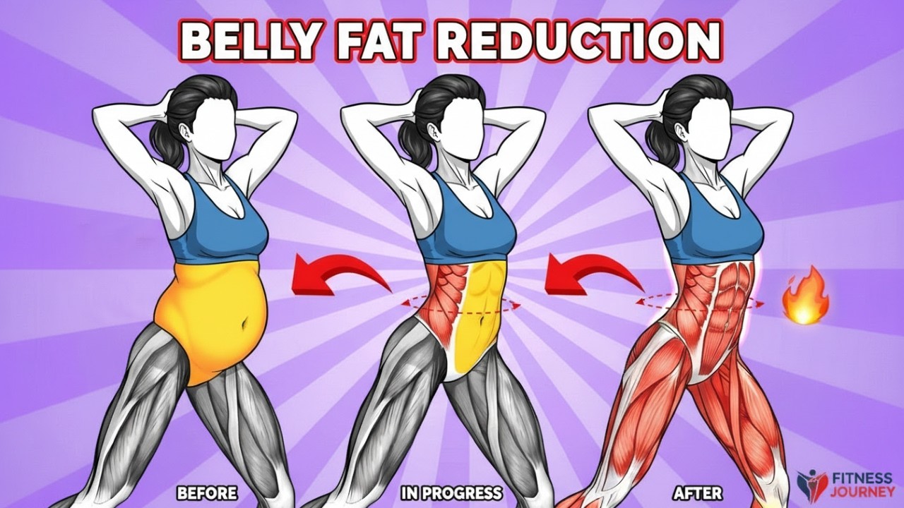 🔥 Burn Belly Fat Fast in 30 Minutes — Transform Your Body & Sculpt a Slim Waist at Home ✅