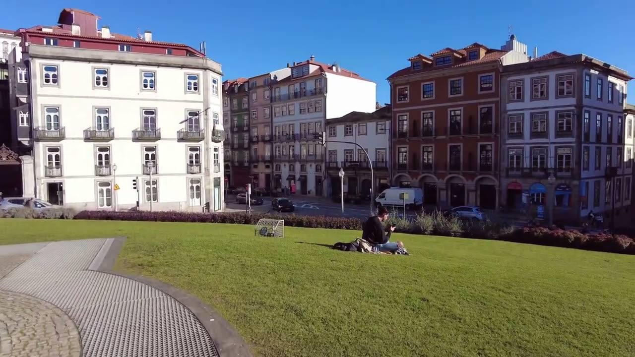 🚶‍♂️PORTUGAL - Walk around the Most popular Places at PORTO - 4K