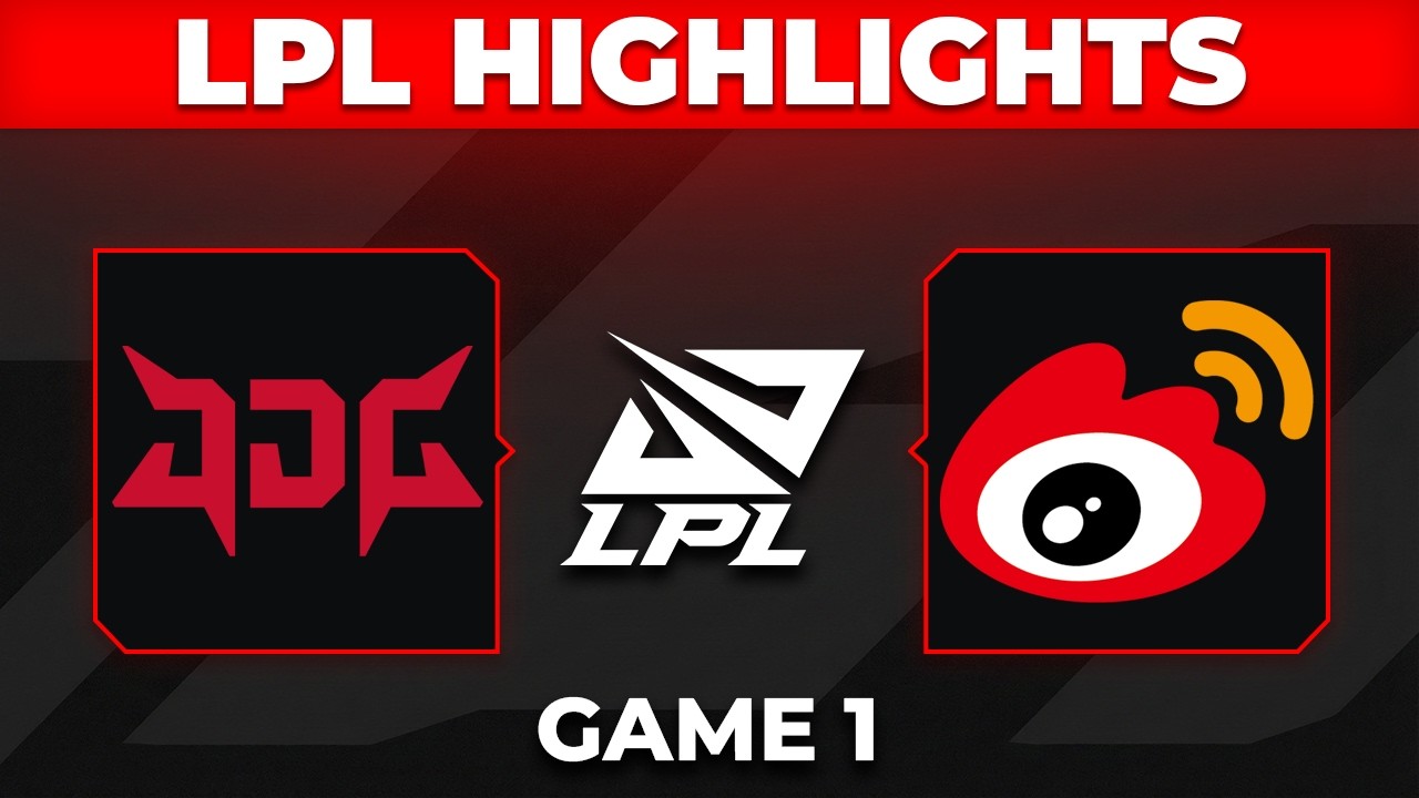 JDG vs WBG Highlights Game 1 | LPL 2026 Semifinals Playoffs | JD Gaming vs Weibo Gaming