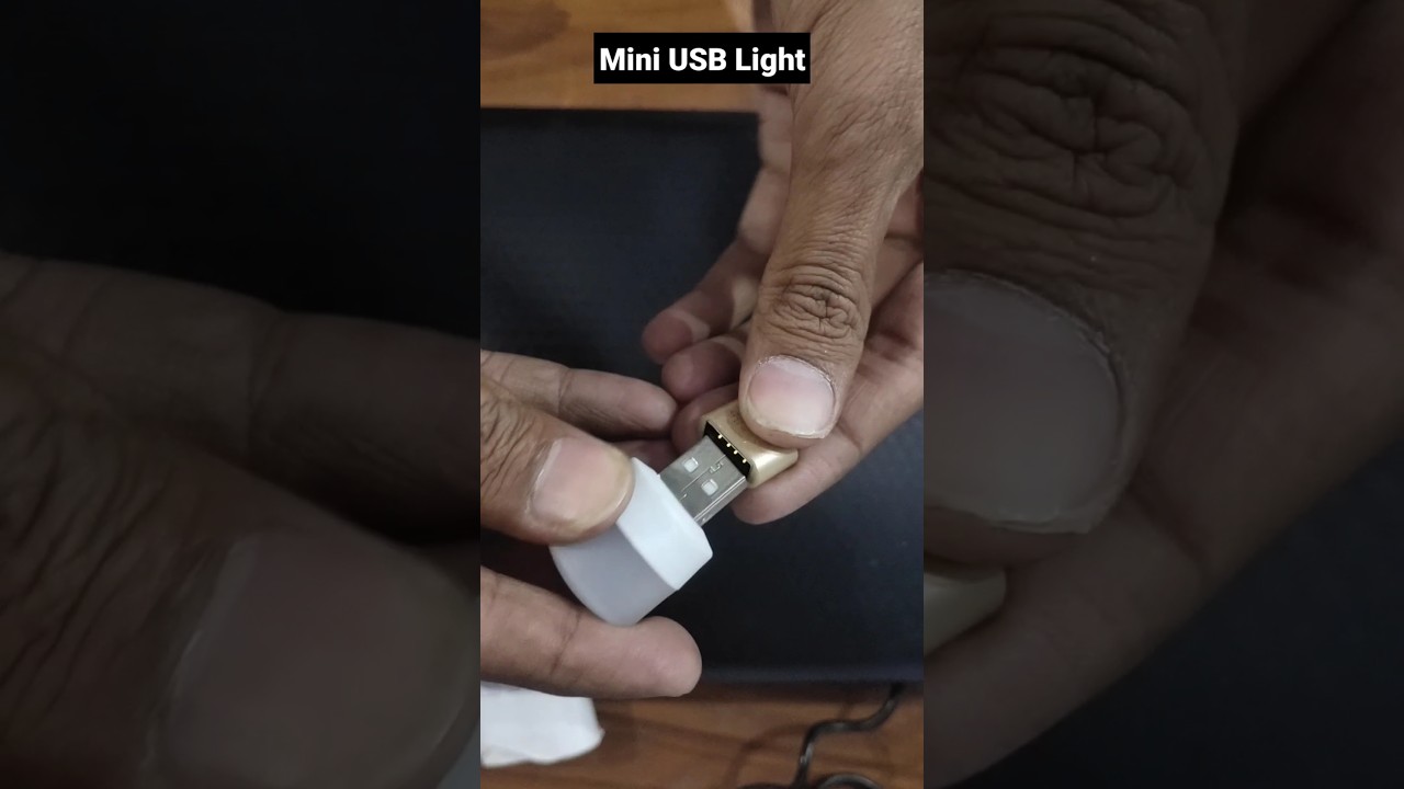 Mini USB Light In Mobile 💥 #shortsfeed #ytshorts