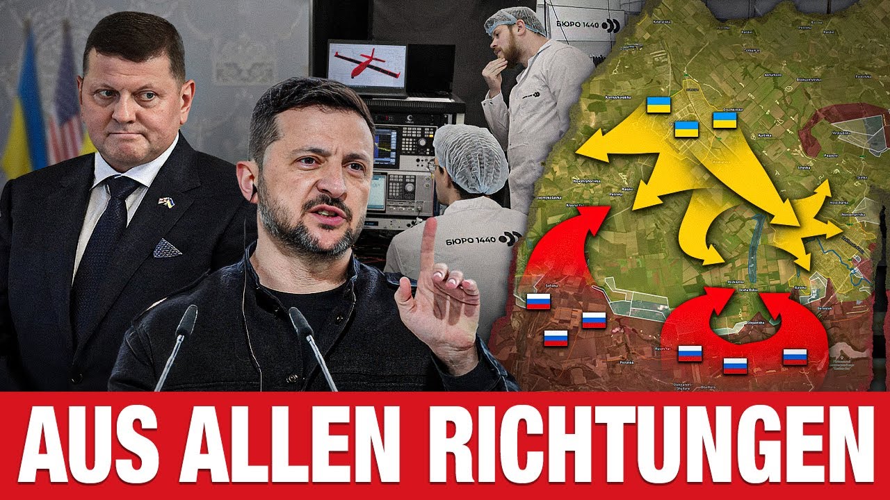 Gleichzeitig & überall: Drohnen terrorisieren die Sloviansk-Frontlinie