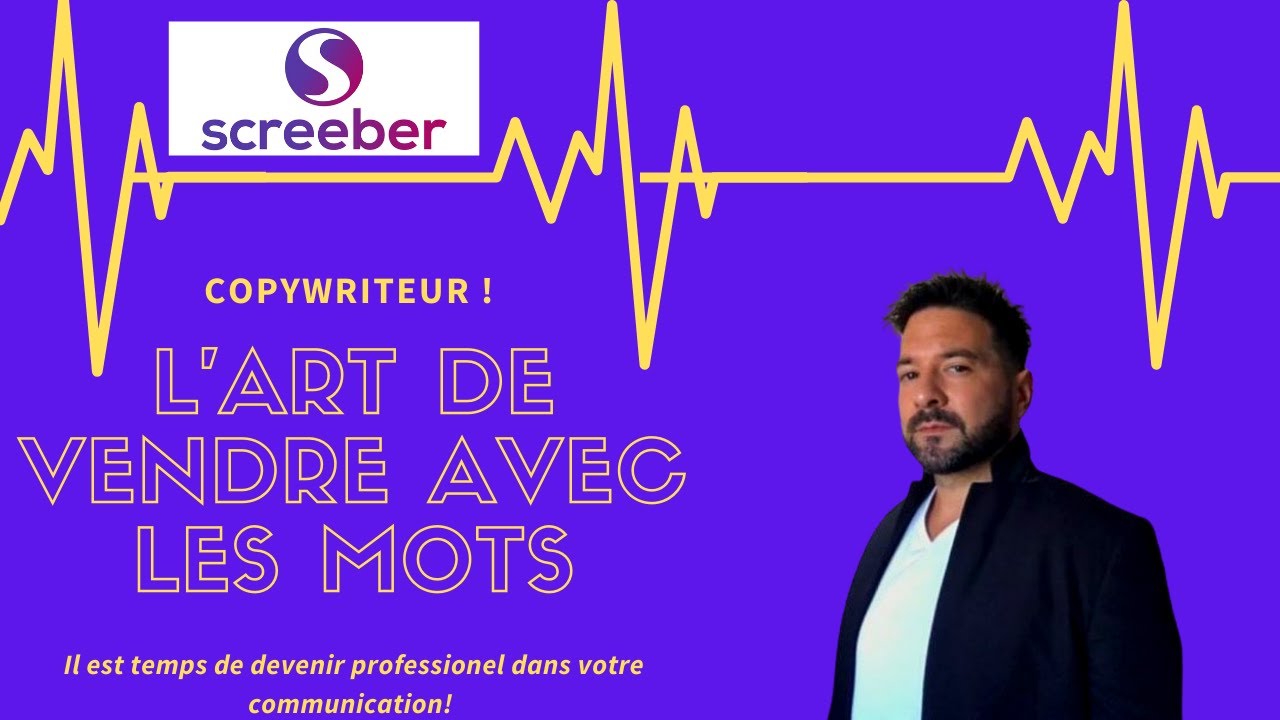 Copywriteur ou l'art de vendre avec les mots / Je test Screeber  logiciel de copywrite
