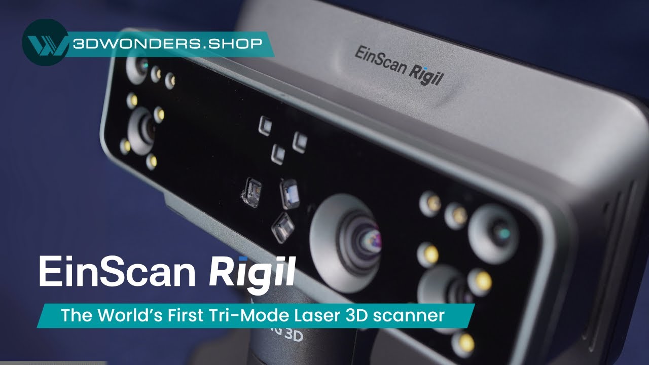 EinScan Rigil  - The World’s First Tri-Mode Laser 3D scanner