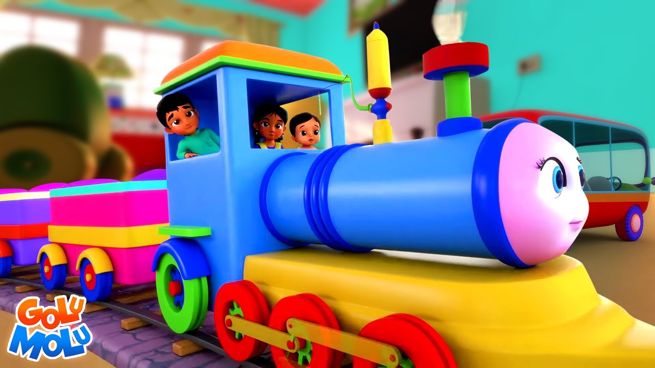 Gaadi Aayi Gaadi Aayi Song, गाड़ी आयी गाड़ी आयी, Hindi Nursery Rhymes and Poems for Kids