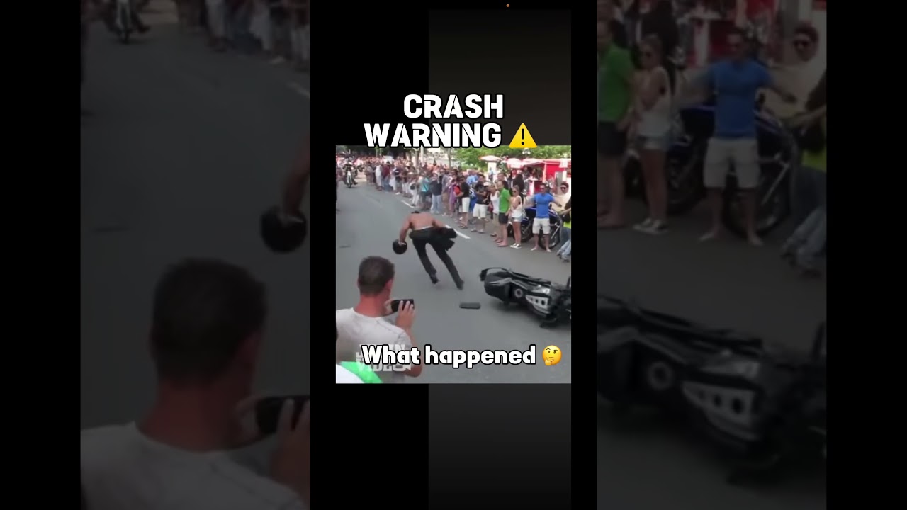 Why did this happen?🤔#bikers #crash #Bikelife #motorcycleriders #motorcycle #yt #views #yt