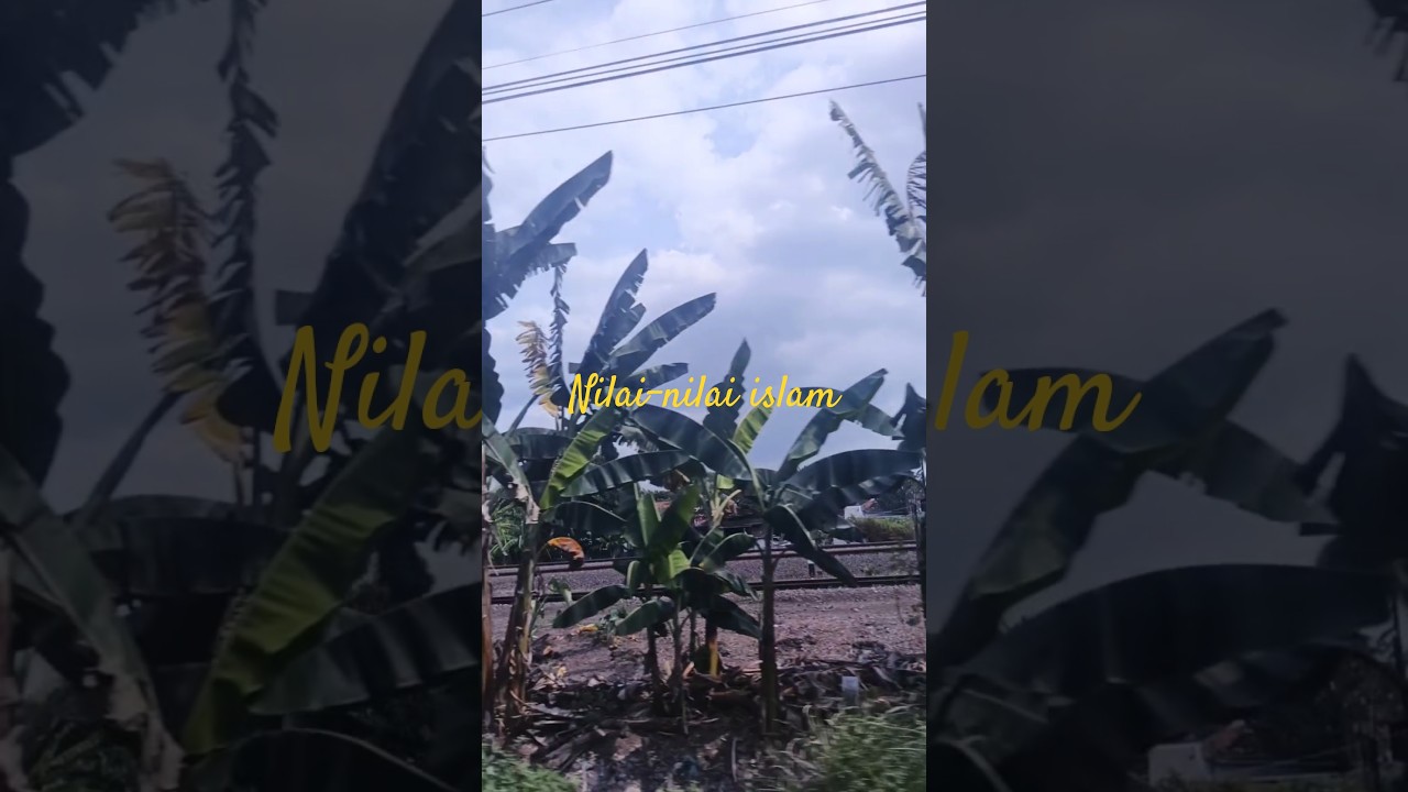 nilai-nilai islam