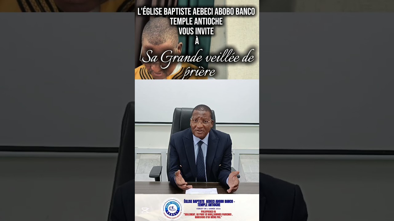 Grande veillée de prière : vous êtes tous invités.