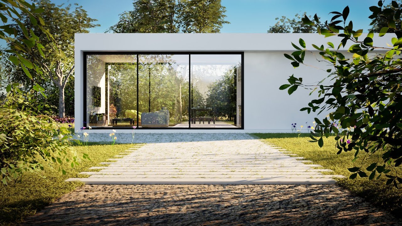 CASA MINIMALISTA de 6x12 m | Ideal para escaparse a la naturaleza 🌿(Plano al final del video)