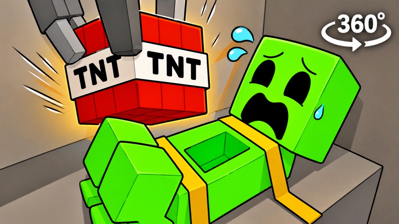 360&deg; CREEPER ORIGIN STORY! VR