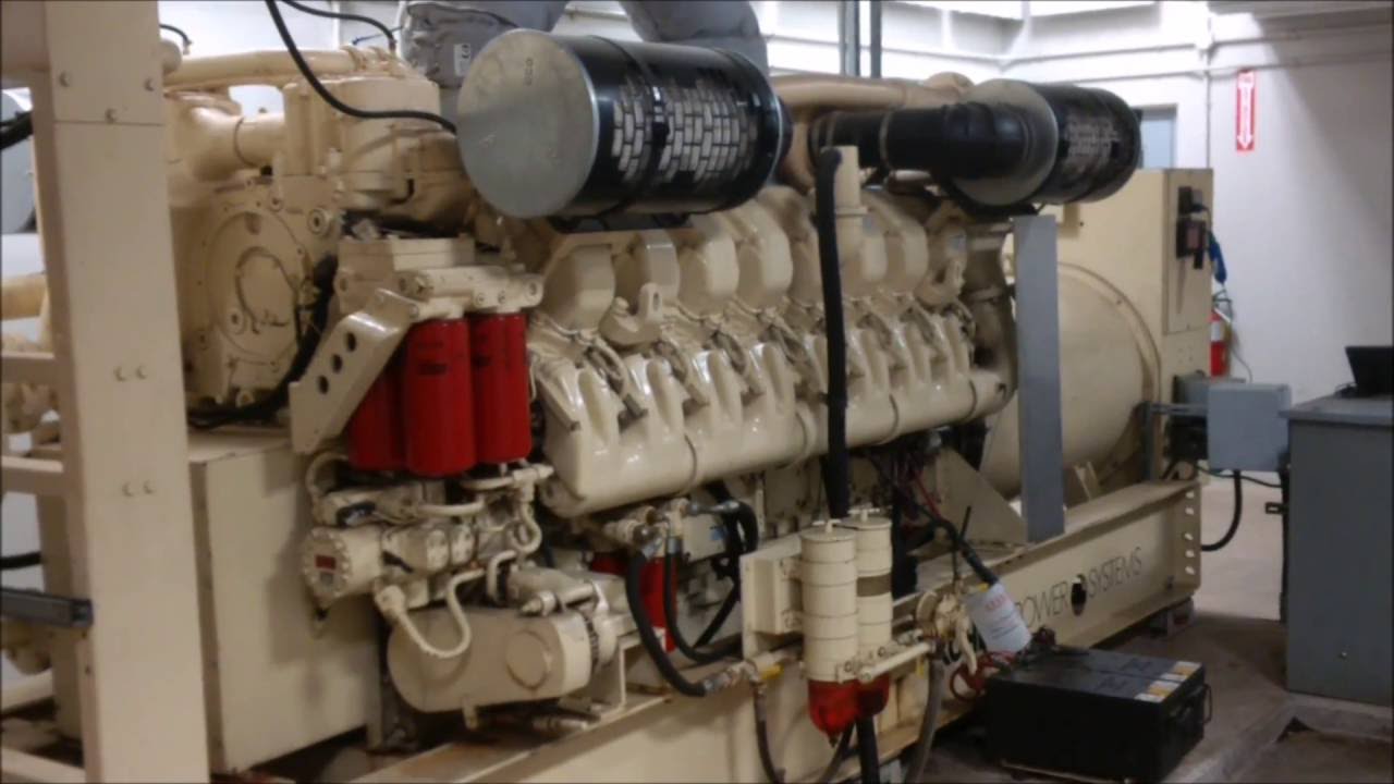 MTU 16V4000 Diesel Engine DDEC4: No Load Run
