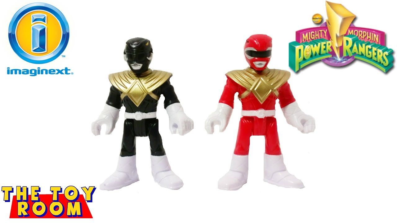 Imaginext Armored Red Ranger & Armored Black Ranger Review (Mighty Morphin Power Rangers)