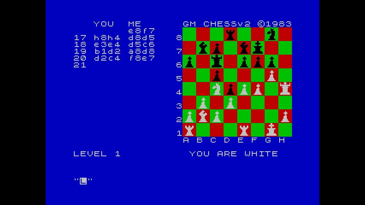 Superchess II - RZX Playback