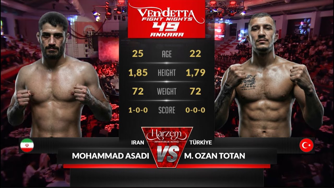 Road to Vendetta 49 | MOHAMMAD ASADI vs M. OZAN TOTAN | ANKARA, TÜRKİYE | FULL FIGHT