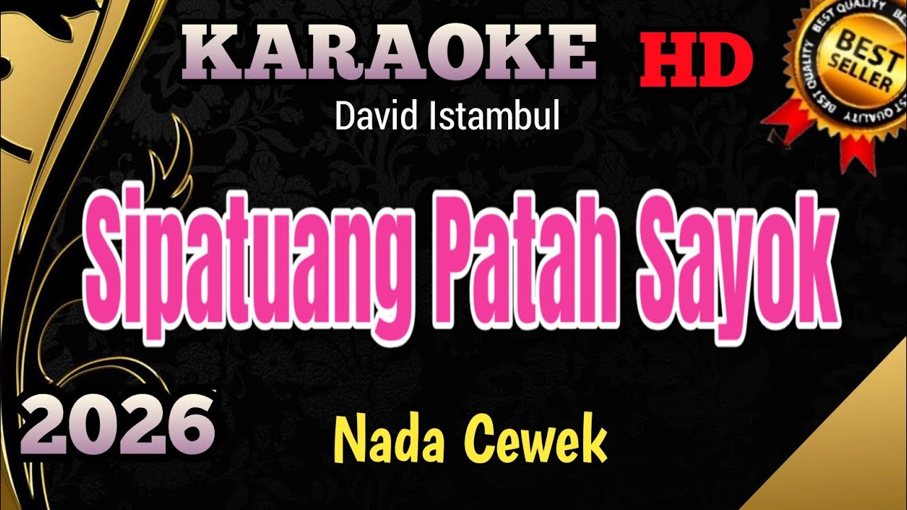 Sipatuang Patah Sayok || Karaoke Minang Nada Wanita Rendah