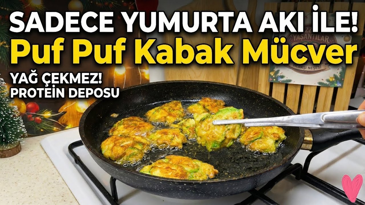 Asla Yağ Çekmeyen, İçi Pamuk Gibi Mücver Tarifi! #mücver #kabakyemeği #yemektarifleri 