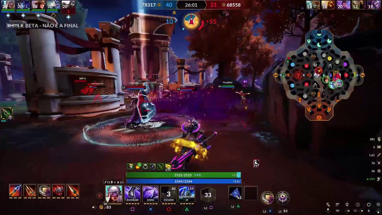 Smite 2 - rasgando os oponentes 2