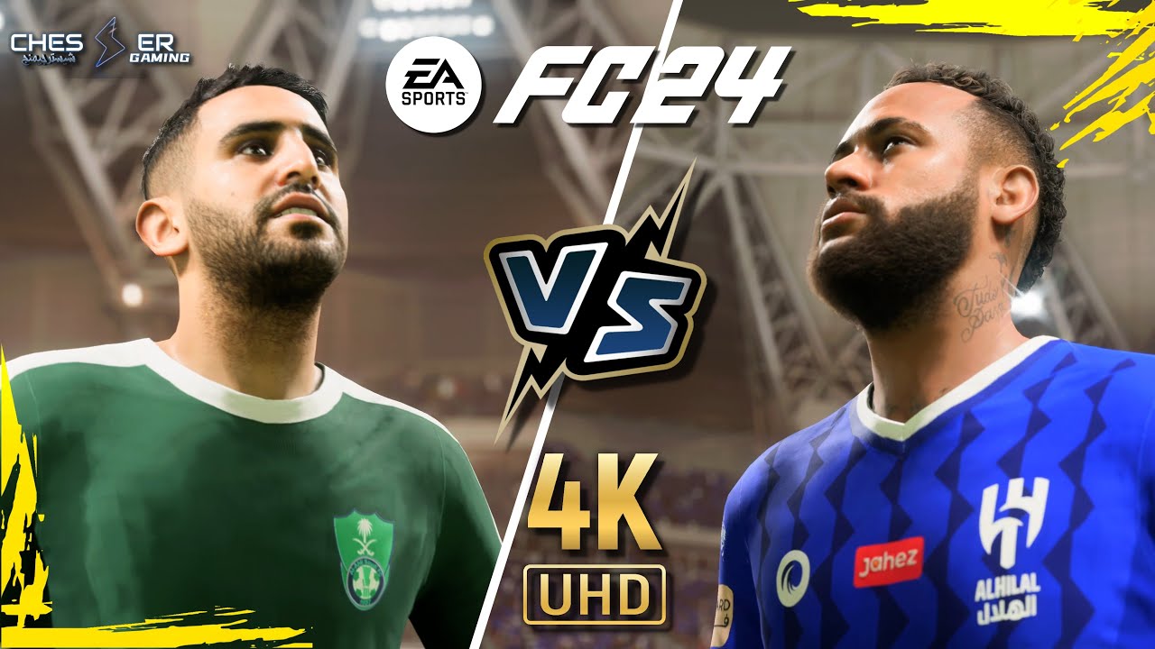 الأهلي السعودي ضد نادي الهلال  جيم بلاي بتعليق فارس عوض | EA  FC 24 GAMEPLAY ARABIC COMMENTARY