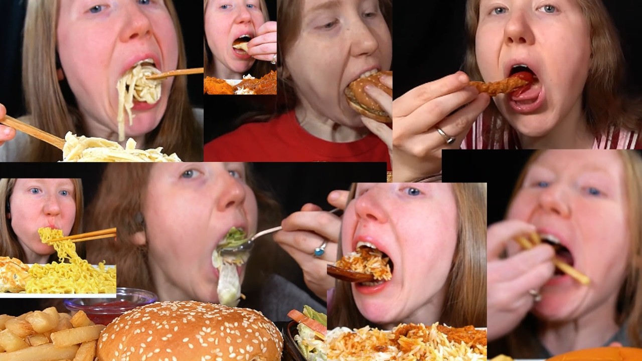Songbyrd Asmr and Her Unhealthy Foods