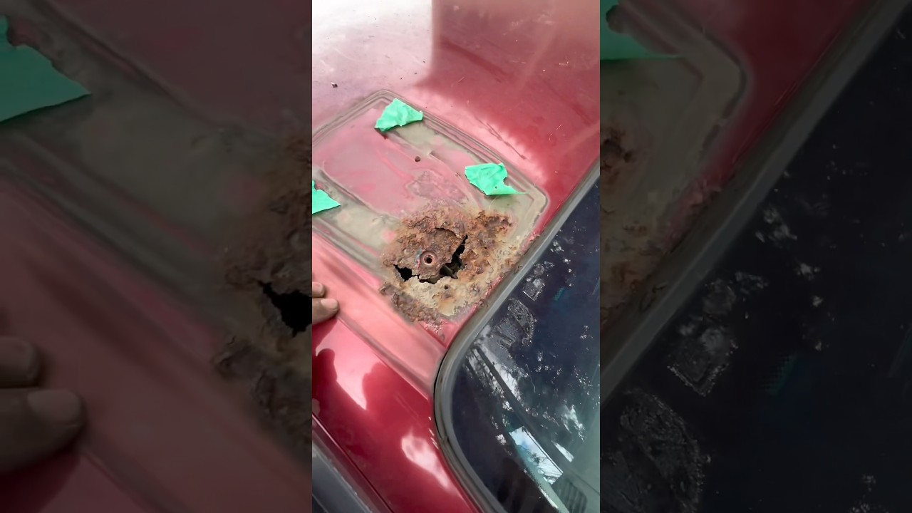 Podre no teto da nissan frontier / ser&aacute; que tem jeito 😱😱😱