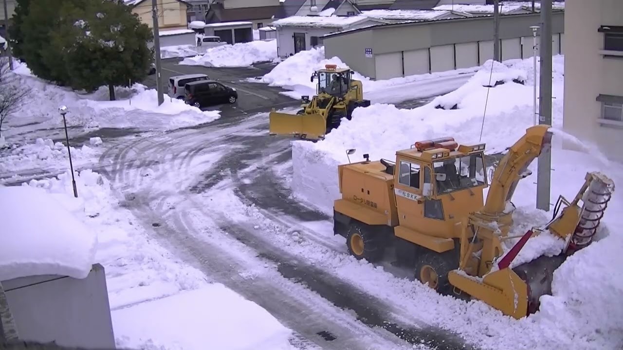 大掛かりな排雪作業 2026  －snow removal japanー