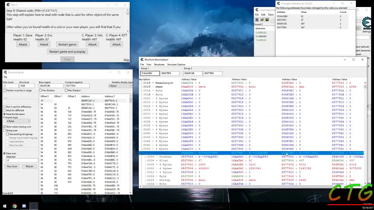 Structure Spider - Automating Finding Offsets for Shared Opcodes