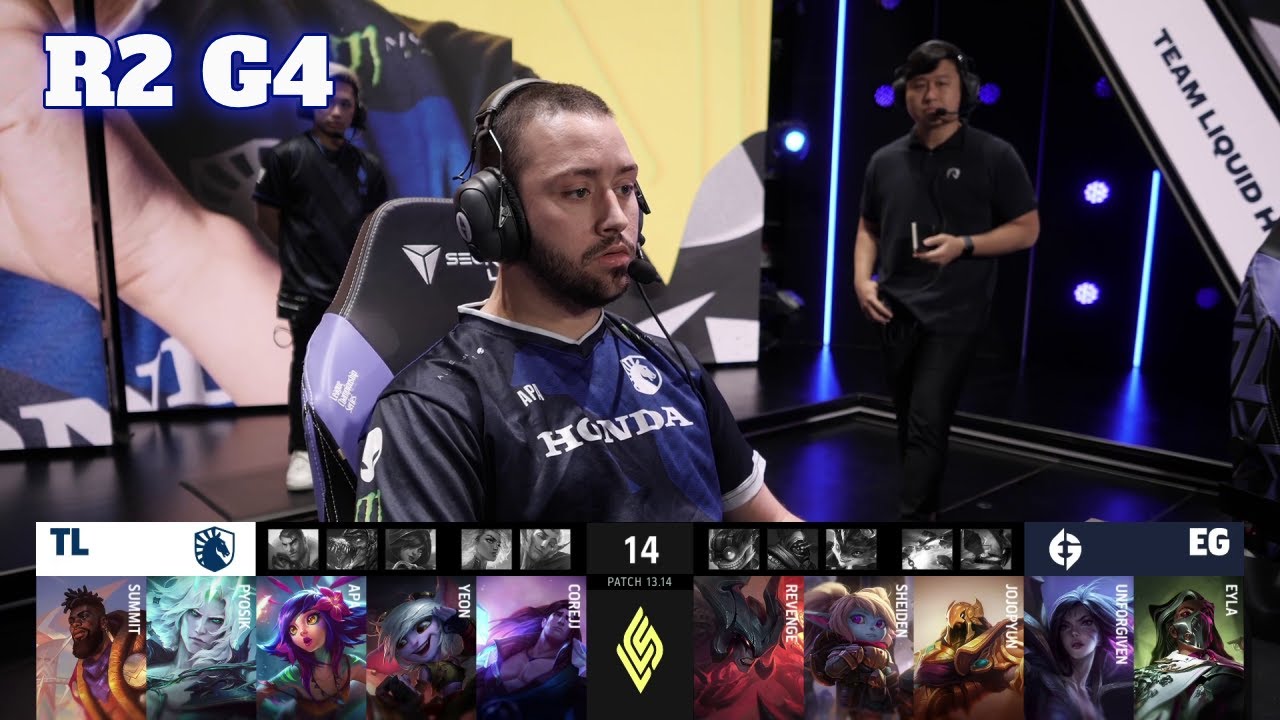 TL vs EG - Game 4 | Round 2 Playoffs S13 LCS Summer 2023 | Team Liquid vs Evil Geniuses G4 full