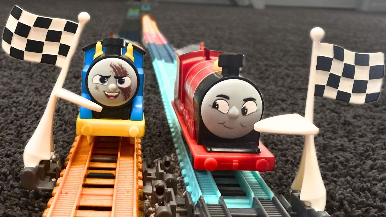 UPGRADED SUPER FAST Thomas & Friends Train RACES! All Engines Go - Trackmaster