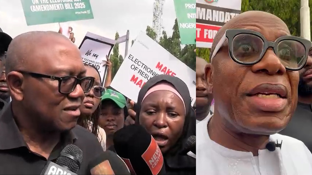 PETER OBI, AISHA YESUFU, ROTIMI AMAECHI, MAMA PEE STORM NASS AMIDST ELECTORAL REFORM SAGA