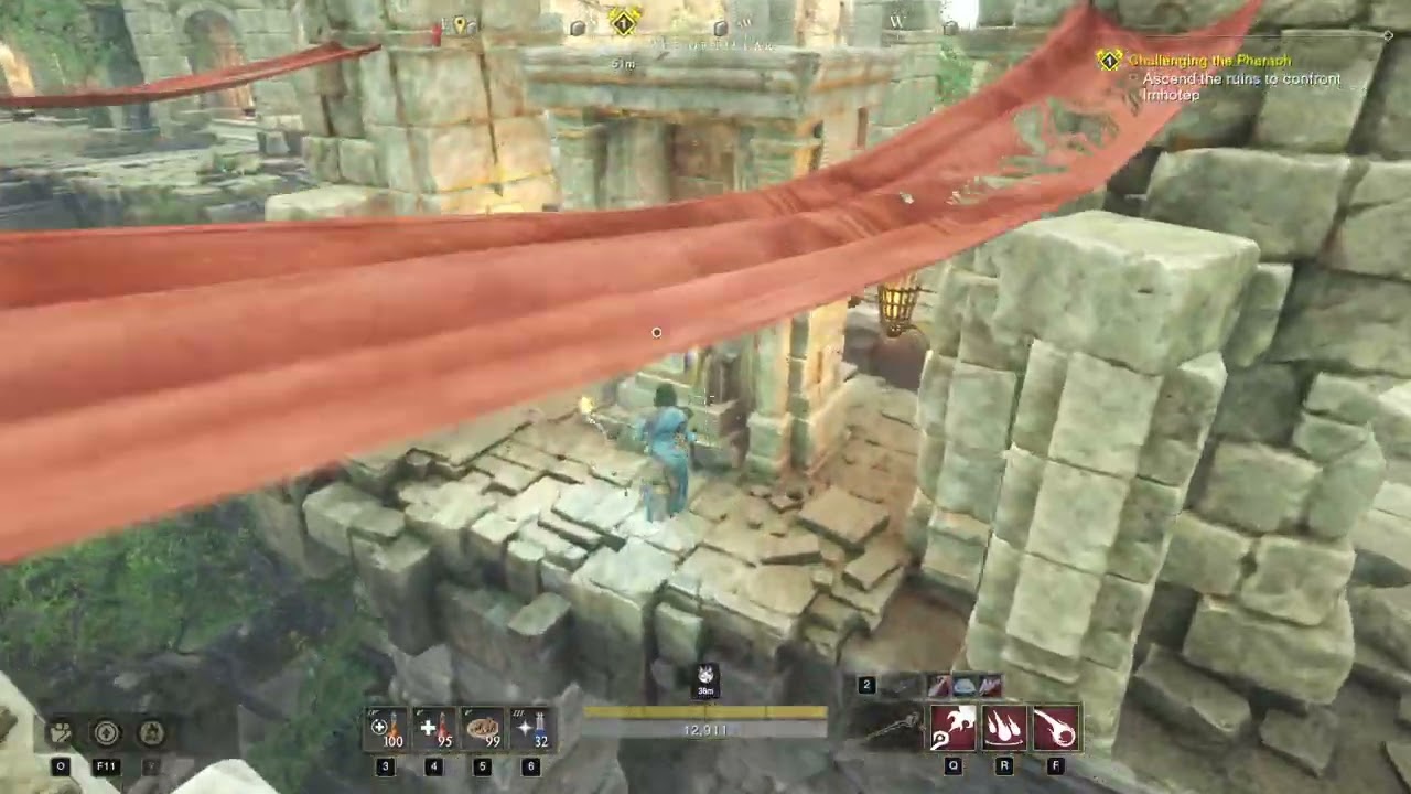 New World: Aeternum - Brimstone Sands Main Story Quest 15. Challenging the Pharaoh