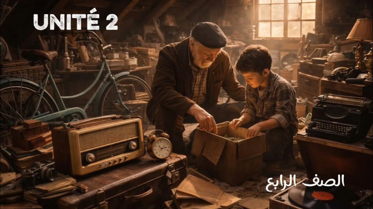 الصف الرابع - unité 2- اسئلة القطعة - اللغة الغرنسية 